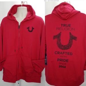 True Religion Zip Up Sweater